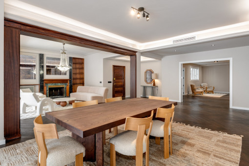 Stylish dining area