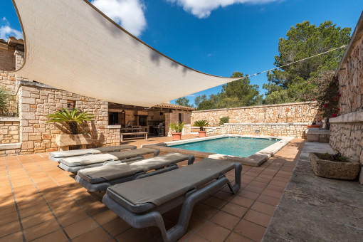 Sun terrace by the pool