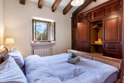 First guest bedroom on the upper floor
