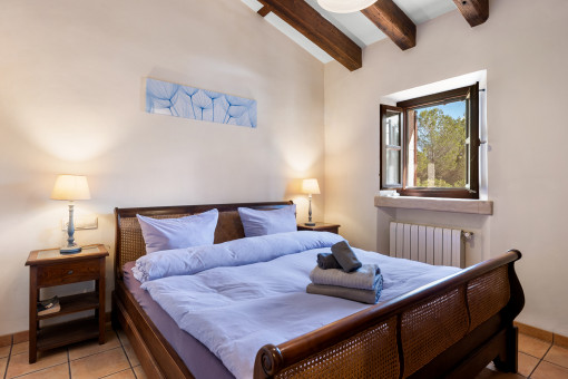 First guest bedroom on the upper floor