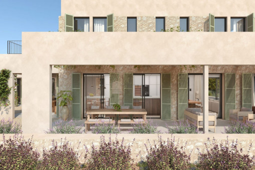 Covered outdoor terrace