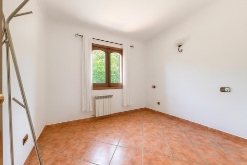 Bright empty room with window