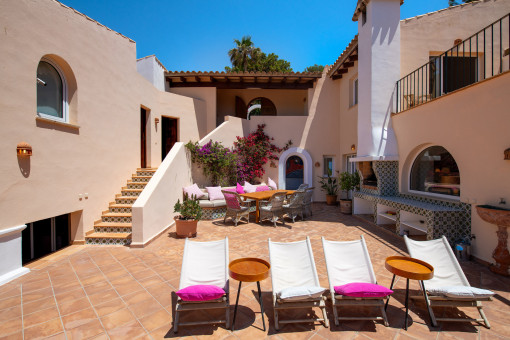 Beautiful seating area