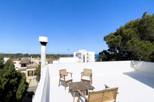 Roof terrace with seaview