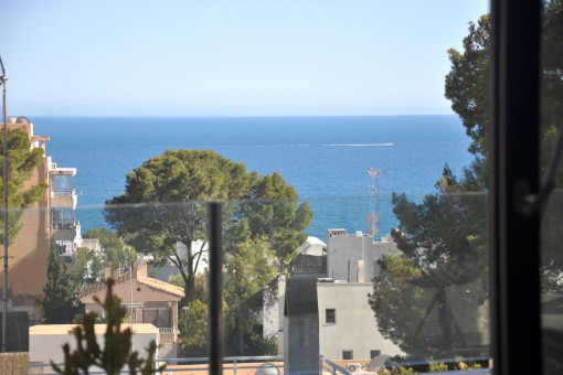 Mediterranean sea views over the coast