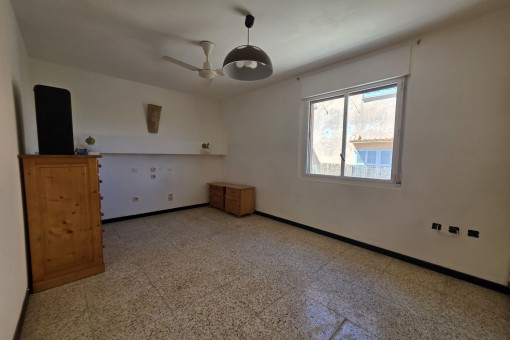 One of three bedrooms