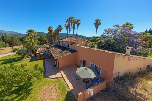 Spacious property with garden and patio