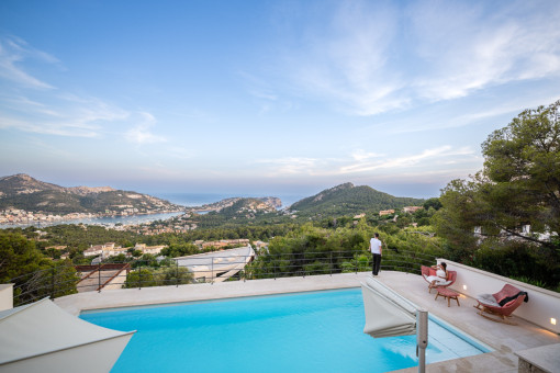 Luxury villa for rent in Port d’Andratx – high-end design with breathtaking sea and landscape views