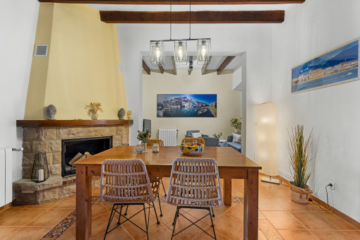 Living and dining area