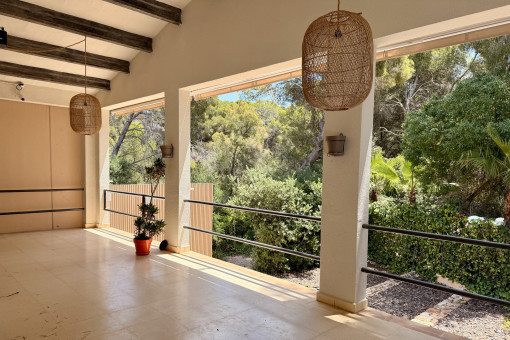 Covered terrace
