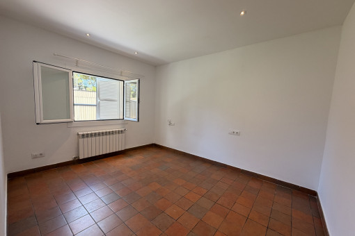 One of the three bedrooms