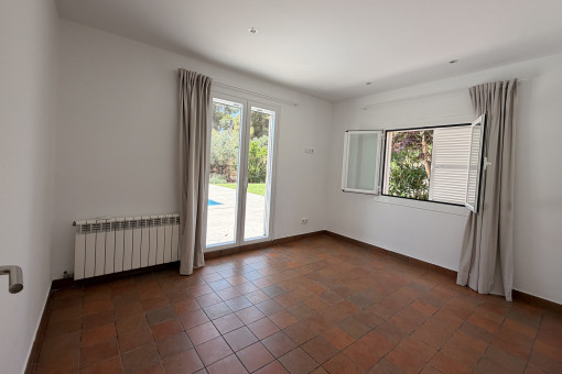 Master bedroom with terrace access