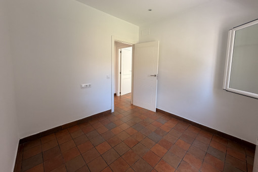 One of the three bedrooms