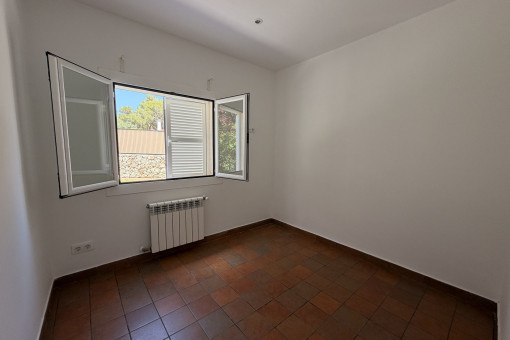 One of the three bedrooms