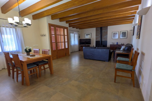 Living and dining area