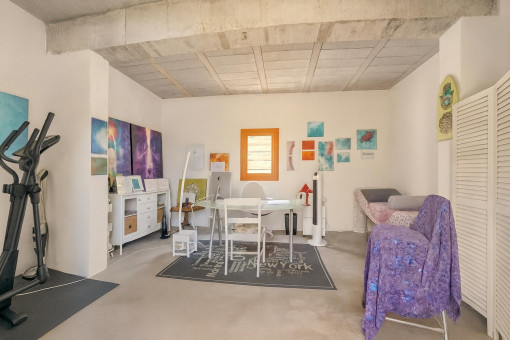 Home office in the guest house