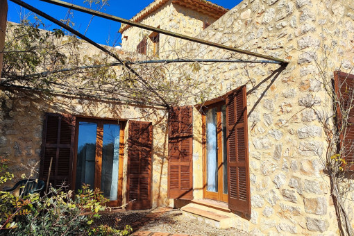 Patio of the finca