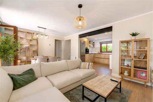 Living and dining area