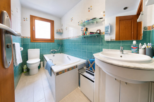 First of three bathrooms