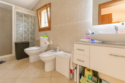 Second of three bathrooms