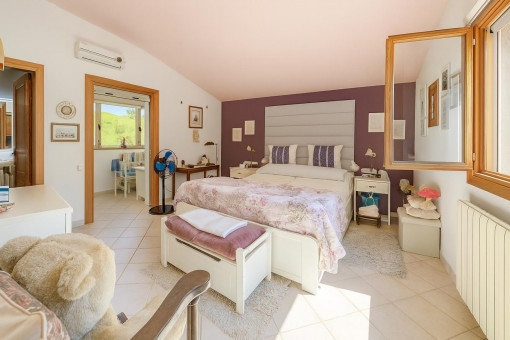 Master bedroom on the upper floor