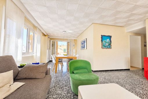Open living and dinning areag