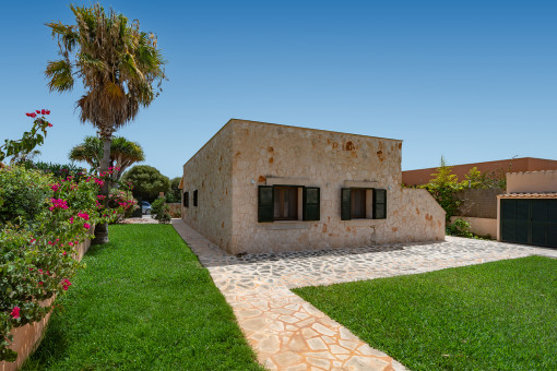 Rear view of the property from the garden