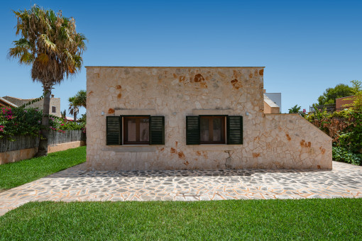 Rear view of the property from the garden