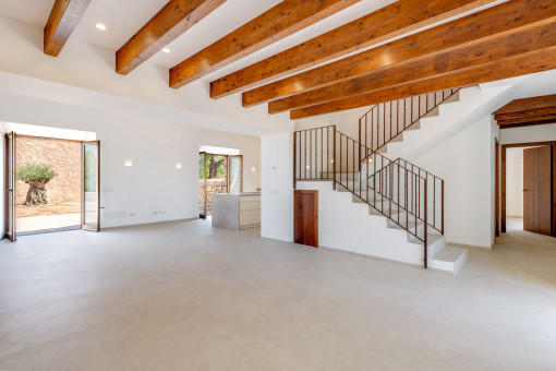 Living and dining area