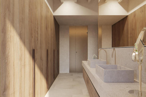One of Three Elegant Bathrooms
