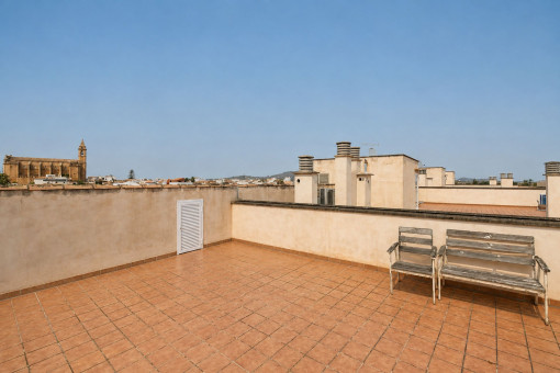 Communal roof terrace