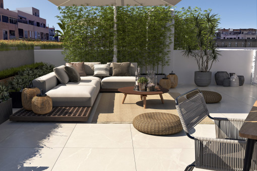 Spacious terrace