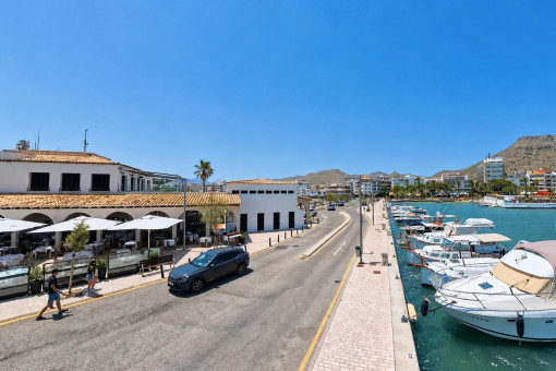 View of Port Pollensa marina