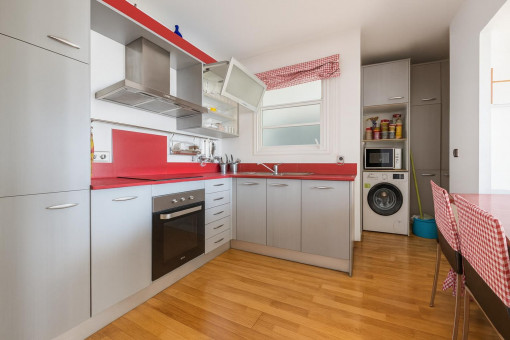 Modern fully furnished kitchen interiors