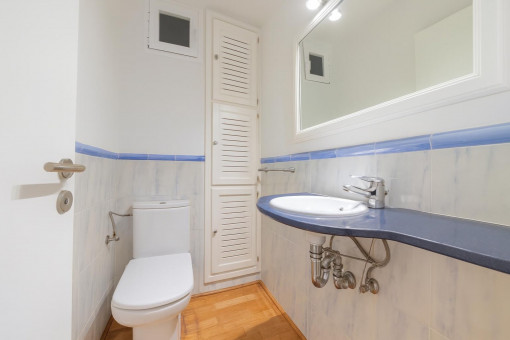 Bathroom with bathtub and sink
