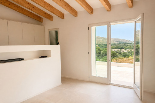 Master bedroom with access to the terrace