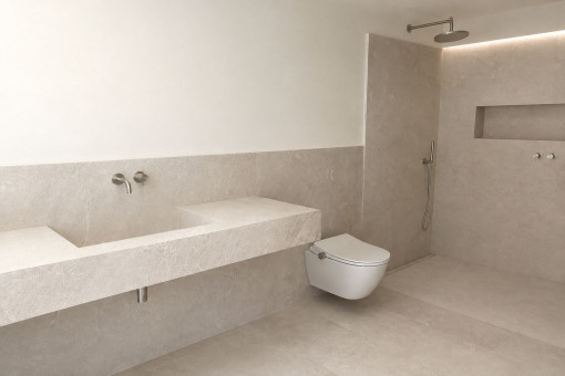 Both bathrooms with walk-in showers