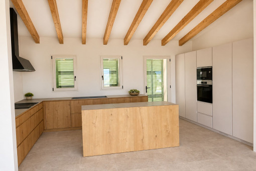 Modern kitchen with plenty of storage