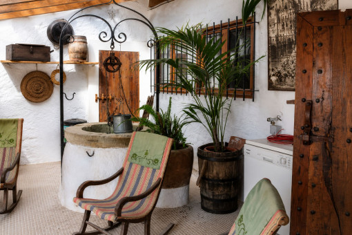 Mallorcan Patio with Well