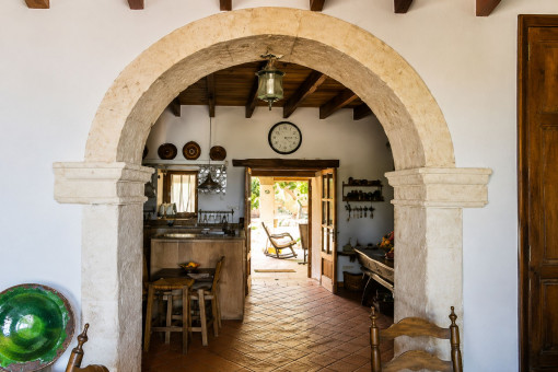 Historic Stone Arch in the Main House