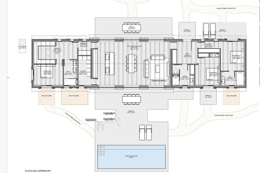 Floor plan of the project