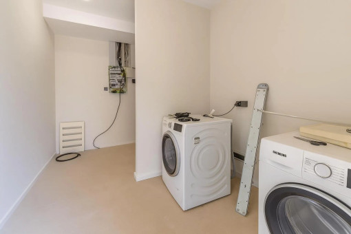 Separate utility and laundry room