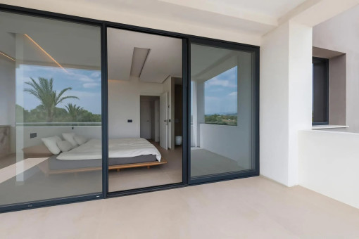 Private terrace outside the main bedroom