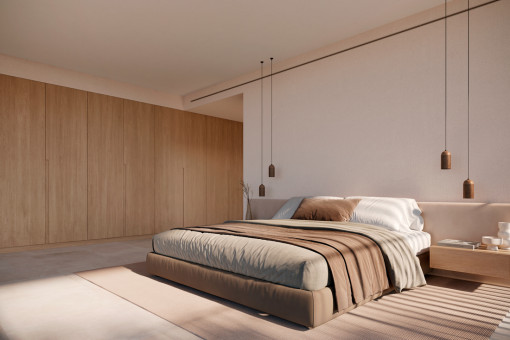 One of the 3 bedrooms