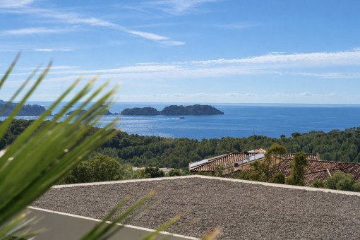 Sea view from the terrace 