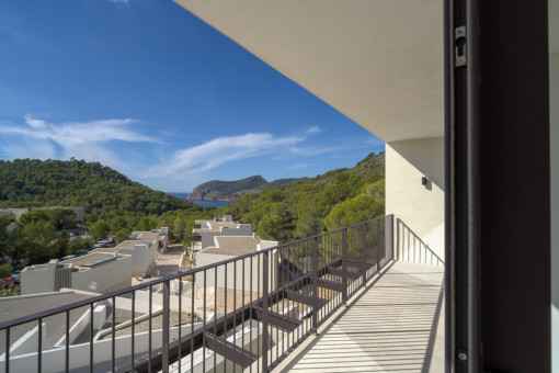 View from the upper floor