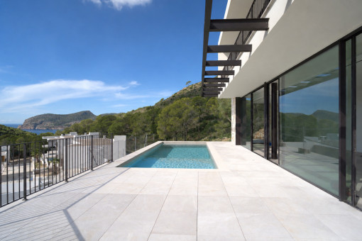 Beautiful pool area