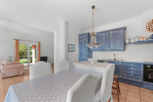Kitchen with dining area