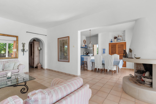 View towards the dining area