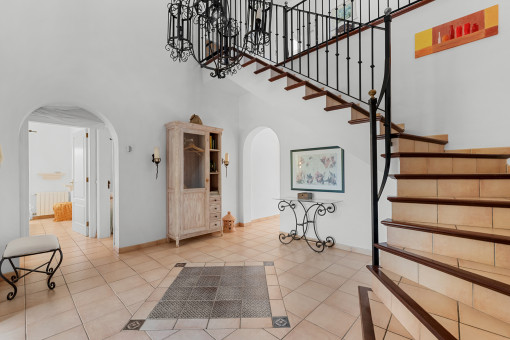 Stairs to the upper floor